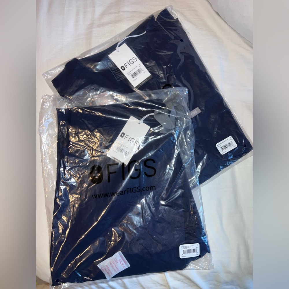 Figs Scrubs Set - Navy